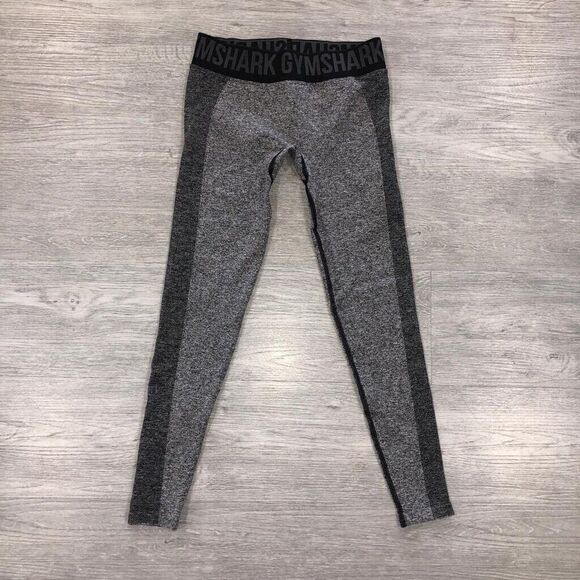 Gymshark Flex Low Rise Leggings Women's Gray Tight Gym Train Workout Yoga - Picture 2 of 9